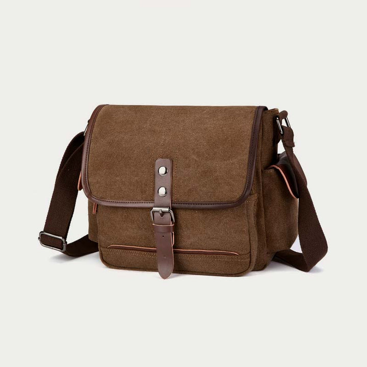 Unisex Retro Canvas Tasche Große funktionelle Umhängetasche Messenger Bag