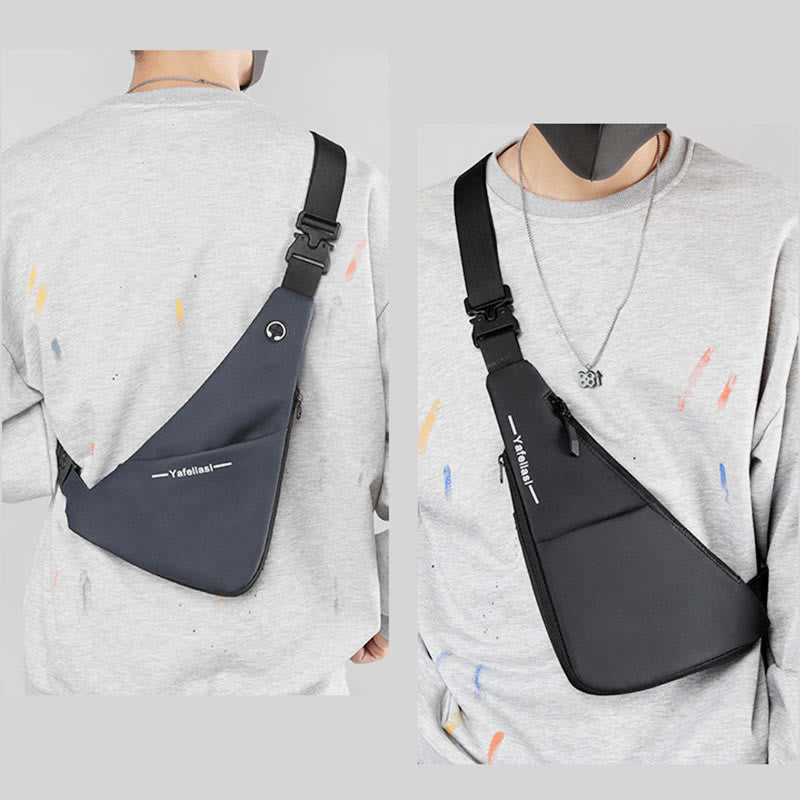 Schultertasche für Herren, wasserdicht, lässig, für den Außenbereich, Umhängetasche