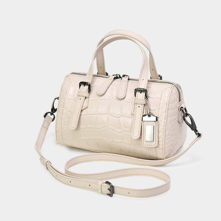 Krokodildruck Leder Handtasche Business Commuter Damen Umhängetasche
