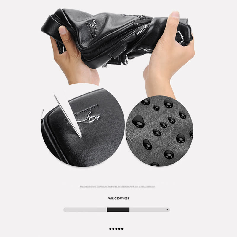 Schultertasche für Herren, große Kapazität, lässig, minimalistischer Umhängerucksack