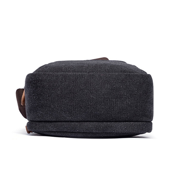 Kleine Umhängetasche aus Canvas im Vintage-Stil, mehrere Tragemöglichkeiten, lässige Schultertasche für Herren