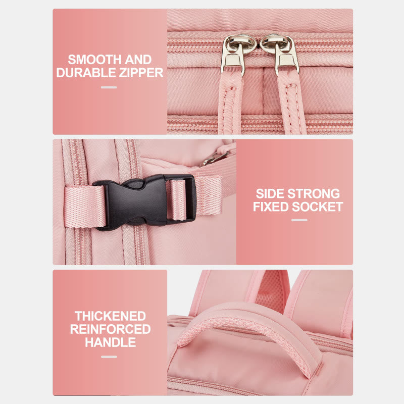 Rucksack mit mehreren Taschen für Frauen und Mädchen, Reise-Laptop-Rucksack, College-Büchertasche