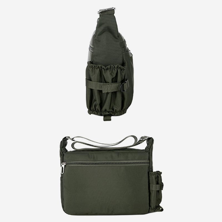 Leichte Umhängetasche aus Nylon mit mehreren Taschen für Herren