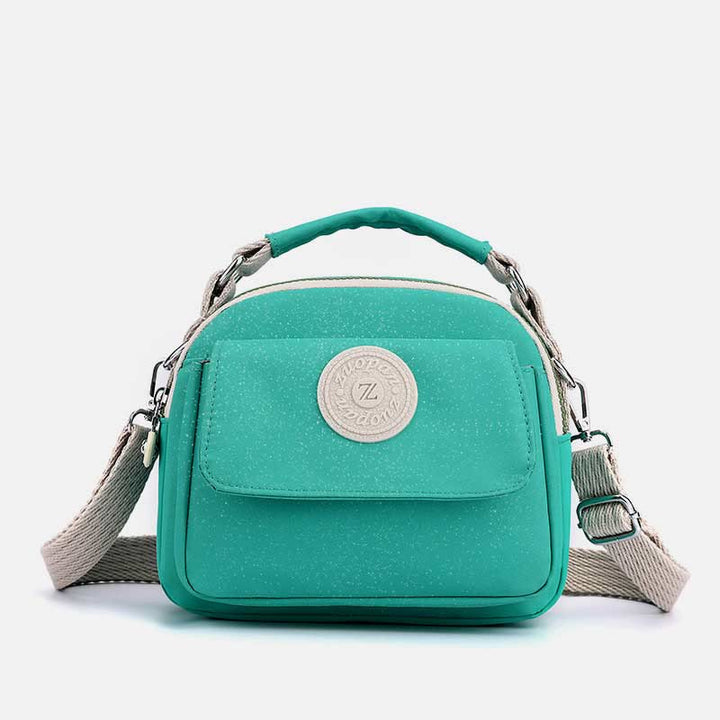 Tasche mit Griff oben für Damen, einfache, tragbare Umhängetasche mit Spritzschutz