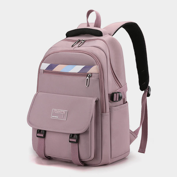 Rucksack für Damen, weicher, atmungsaktiver Stoff, lässige, wasserdichte Reisetasche