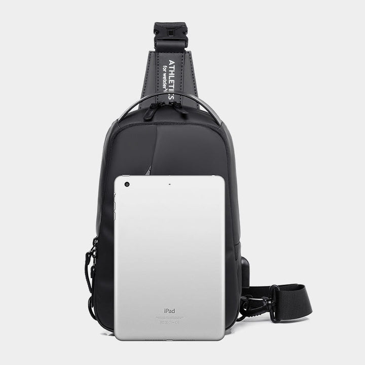 Wasserdichte Schultertasche Outdoor Casual Brusttasche für Wandern Radfahren Reisen 