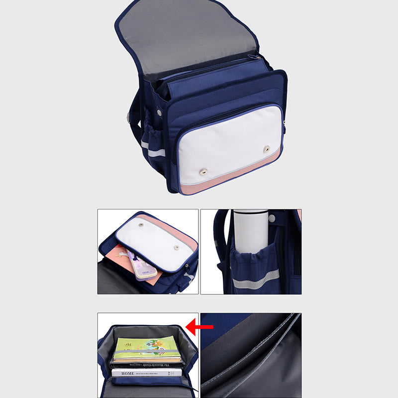 Rucksack für Kinder, horizontal, wasserdicht, zur Entlastung der Grundschule