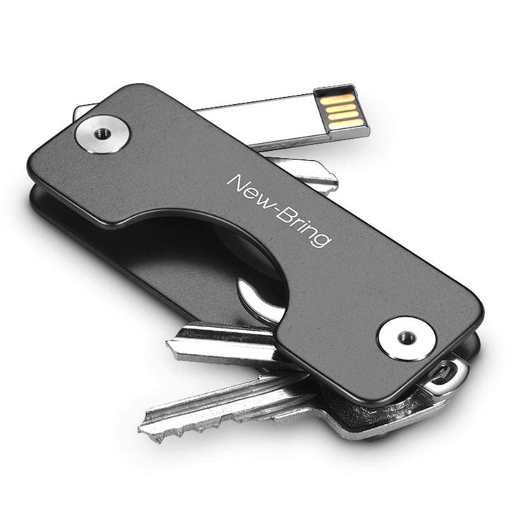 Minimalistischer Schlüssel-Organizer aus Aluminium