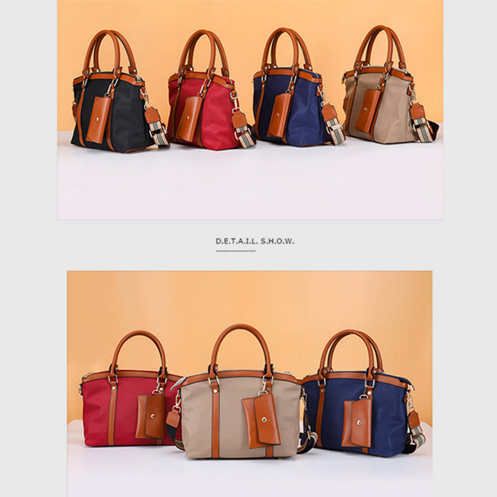 Top-Griff-Tasche für Damen, weiche, tragbare Oxford-Umhängetasche