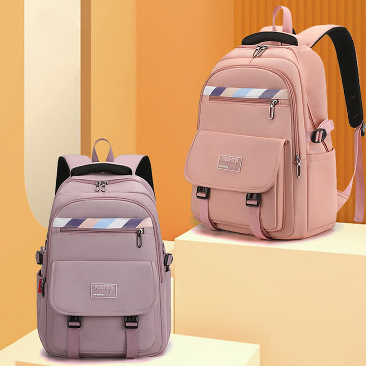 Rucksack für Damen, weicher, atmungsaktiver Stoff, lässige, wasserdichte Reisetasche
