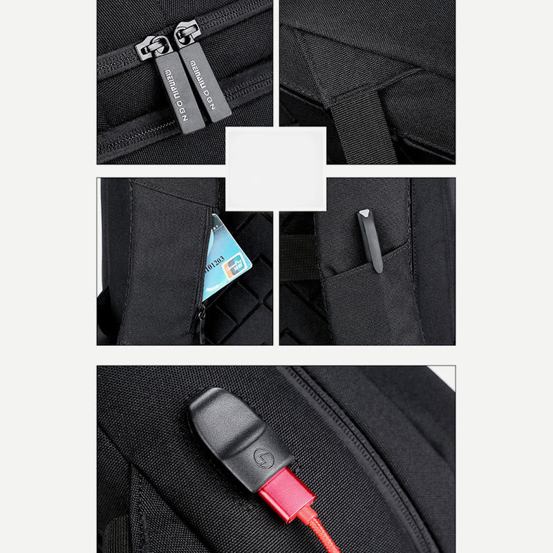 Rucksack für Männer Business Anti-Diebstahl Laptop Nylon Große Kapazität Daypack