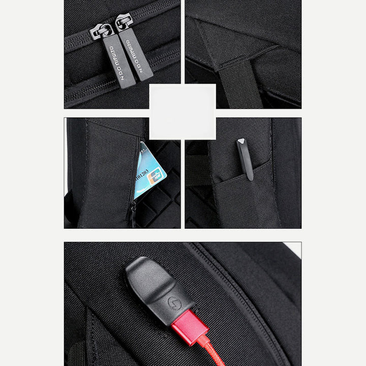 Rucksack für Männer Business Anti-Diebstahl Laptop Nylon Große Kapazität Daypack