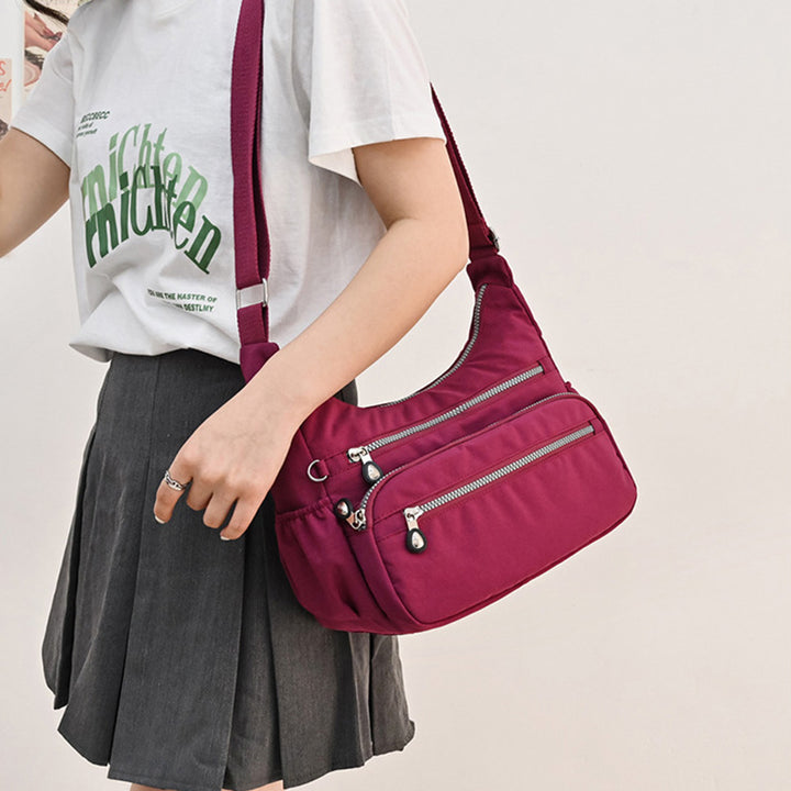 Wasserdichte Umhängetasche für Damen, lässige Nylon-Geldbörse, Handtasche, Umhängetasche