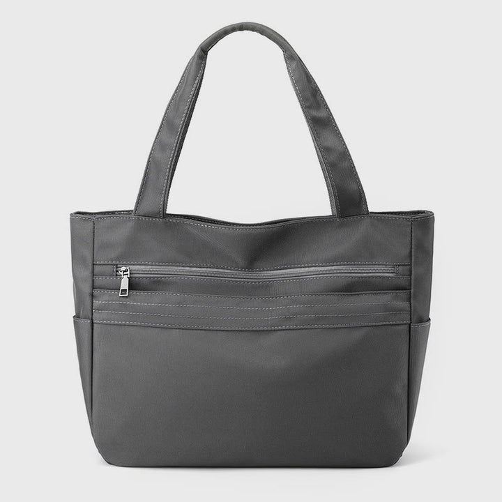 Einkaufstasche für Damen, einfache, lässige Einkaufshandtasche aus Nylon
