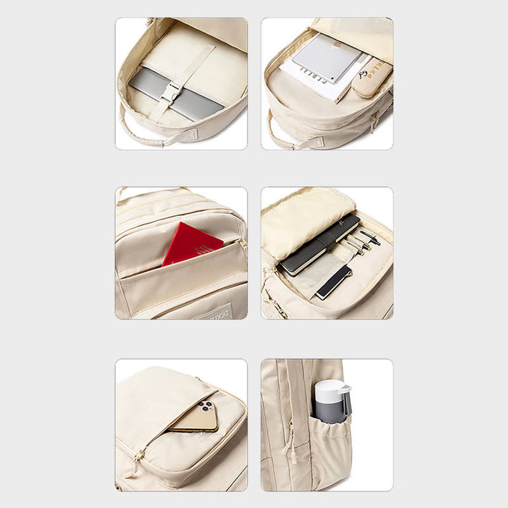 Rucksack für Herren, wasserdicht, großes Fassungsvermögen, Laptop, Schultagesrucksack