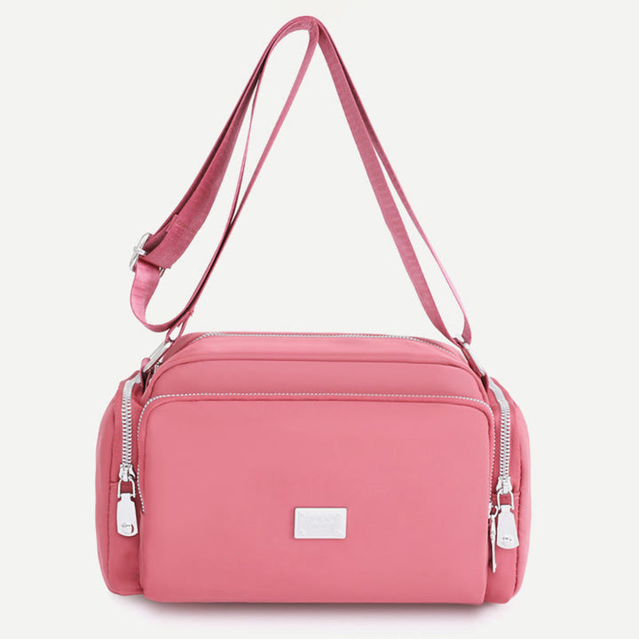 Umhängetasche für Damen, breiter Riemen, leichte Schultertasche aus Nylon