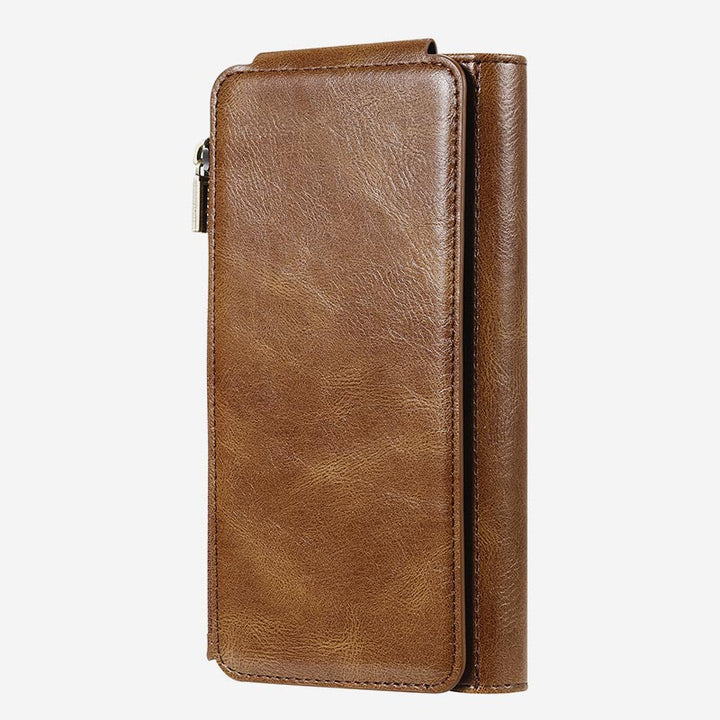 Abnehmbare magnetische Vintage-Brieftaschenhülle für das iPhone
