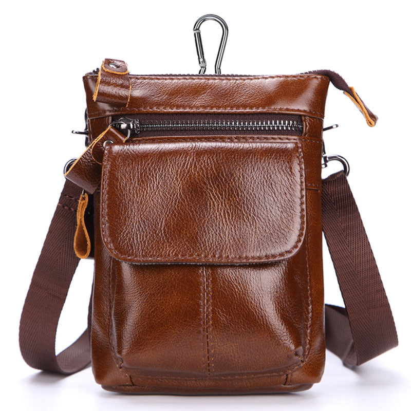 Multifunktions-Gürteltasche aus Leder für Herren 