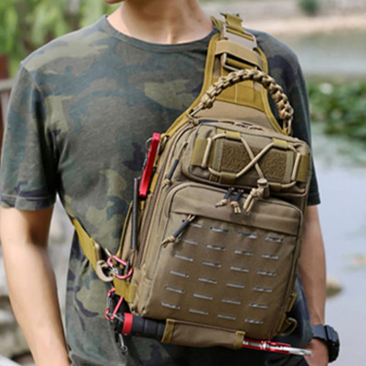 Tatical Brusttasche für Herren, Umhängetasche für Outdoor-Training