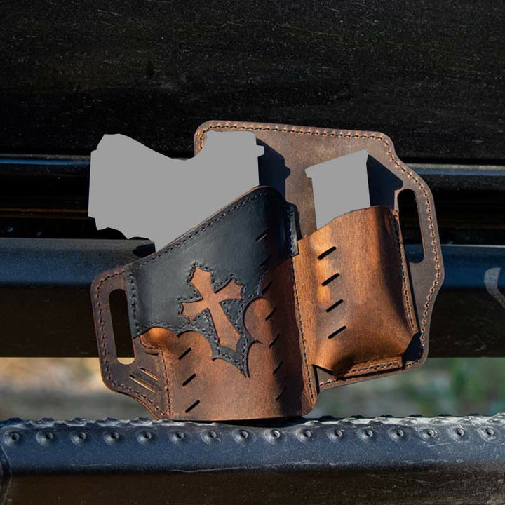 Comfort Multifit Guardian Holster Lederbund Trageweise für Rechtshänder