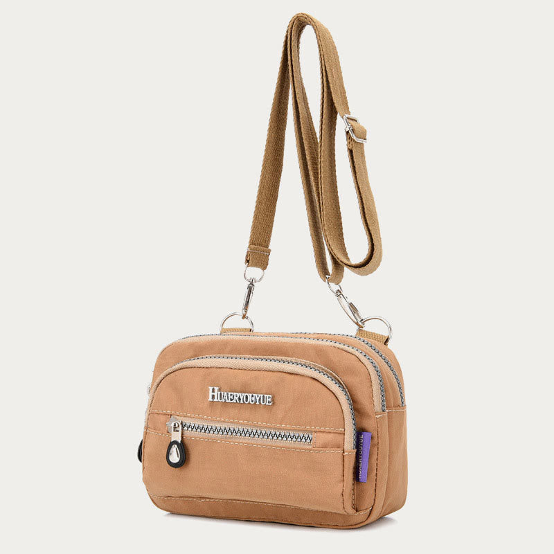 Umhängetasche für Damen, lässig, verstellbarer Riemen, Nylon-Gürteltasche