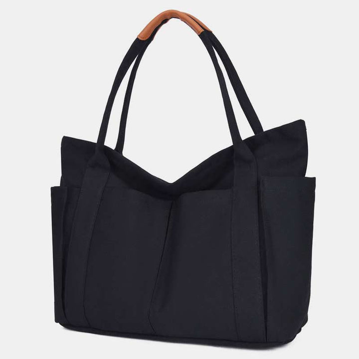 Tragetasche für Damen, minimalistische Einkaufs-Umhängetasche mit großem Fassungsvermögen