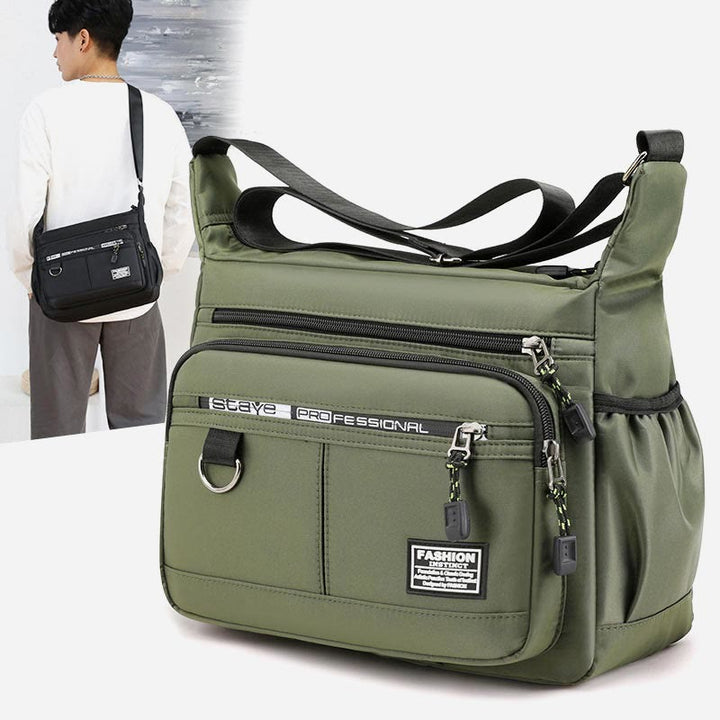 Umhängetasche für Herren, große Kapazität, lässige Schultertasche aus Nylon