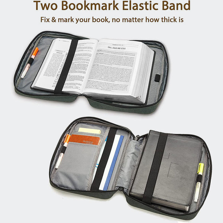 Handtasche für Studienbuchhülle, Bibelhülle, Lesehalter