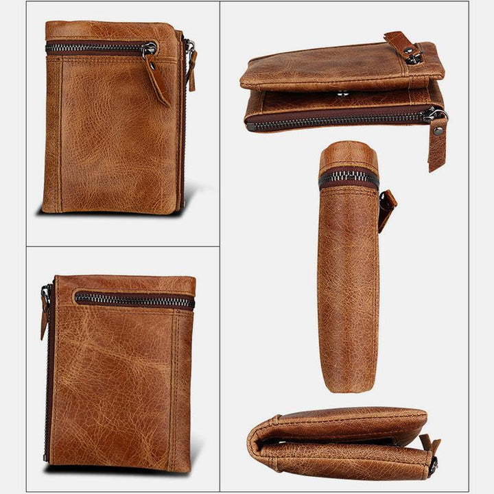 RFID Crazy Horse Leder Geldbörse