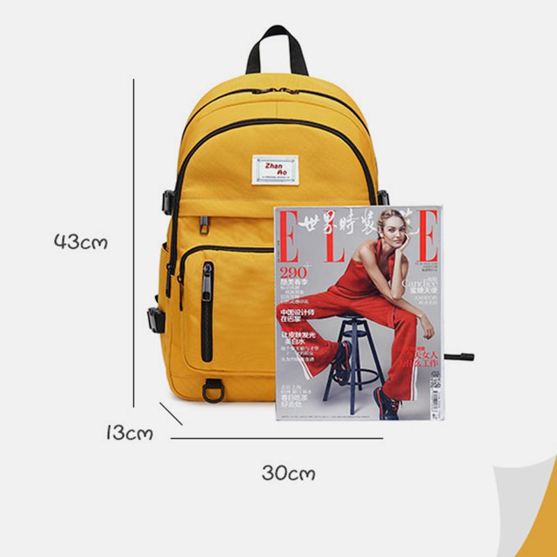 Wasserdichter Laptop-Rucksack im College-Stil mit großem Fassungsvermögen (15 % Rabatt mit dem Code: CA15)