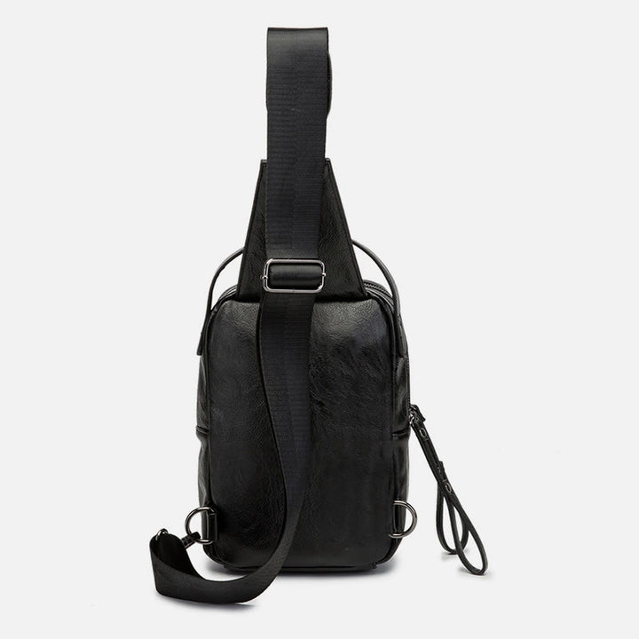 Schultertasche für Herren, Freizeit, Sport, Umhängetasche aus Leder