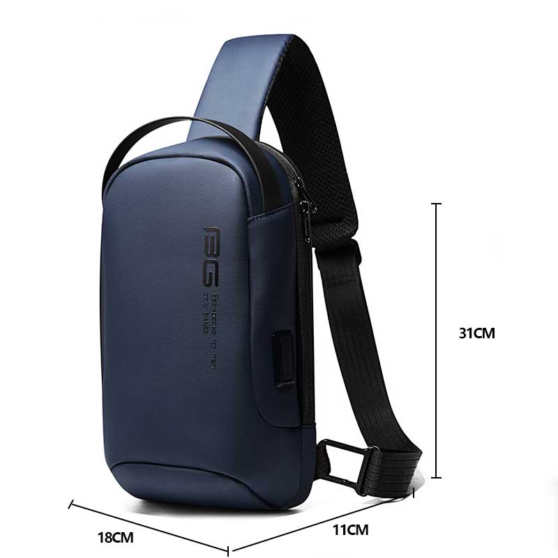 Wasserdichte, großvolumige Schultertasche mit Diebstahlschutz 