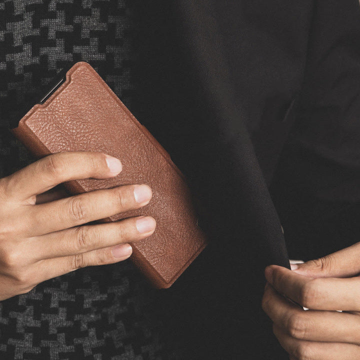 S-Pen Pocket Design Handyhülle für Samsung Lederschutzhülle