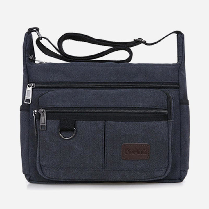 Umhängetasche für Herren, Vintage, Outdoor, Canvas, Business-Umhängetasche