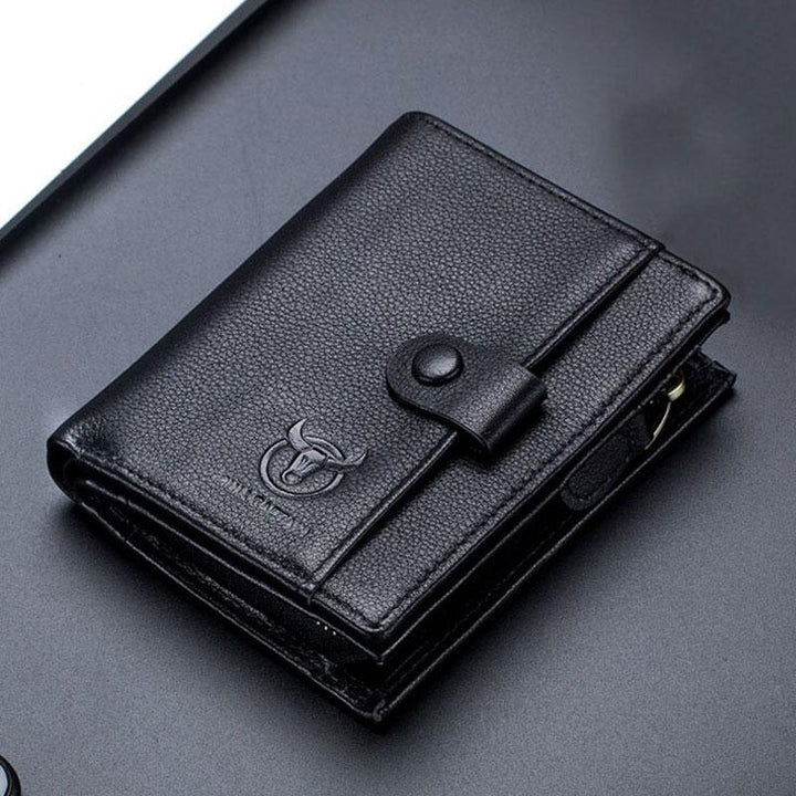 Echtes Leder Vintage Kartenhalter Geldklammer Geldbörse