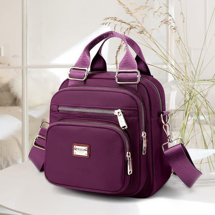 Umhängetasche für Damen, wasserdicht, mit mehreren Taschen, wandelbarer Handtaschen-Rucksack