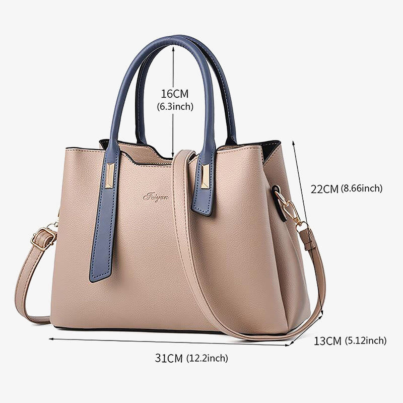Top-Griff-Tasche für Frauen Große Kapazität Satchel Schultertaschen