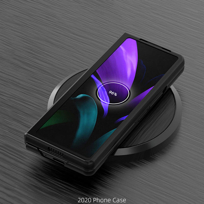Handyhülle aus echtem Leder für Samsung, bruchfeste Schutzhülle
