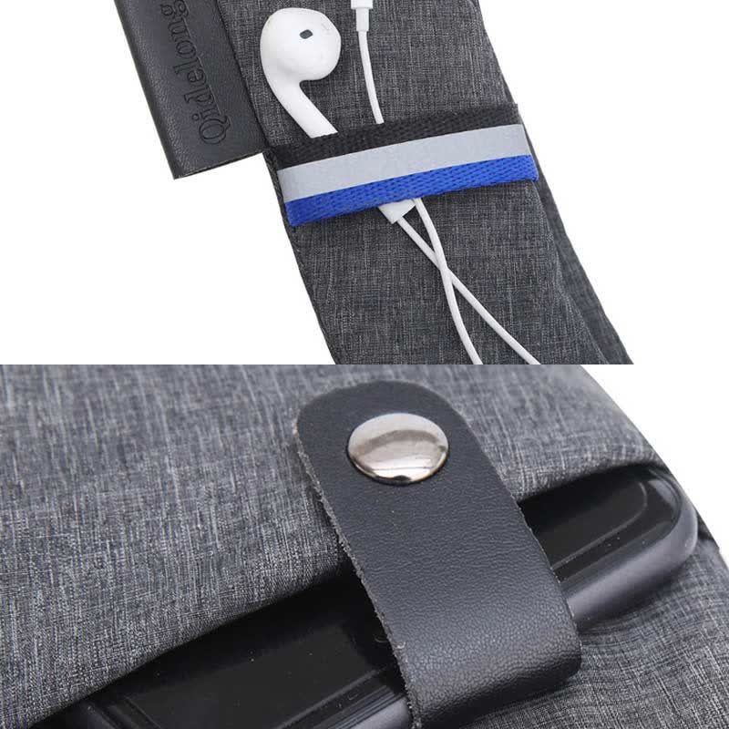 Leichte, langlebige Sling-Brusttasche, wasserdicht, kratzfest, Tagesrucksack, lässige Herren-Geldbörsen