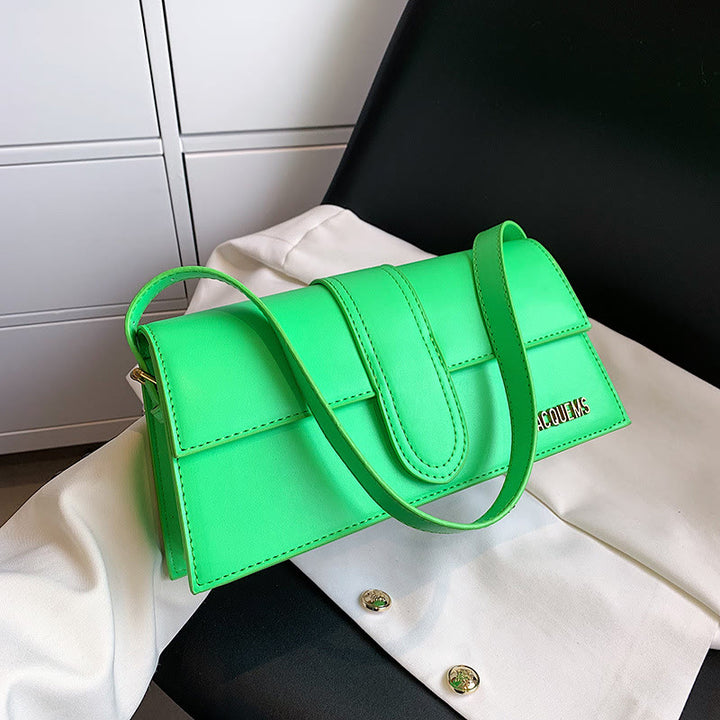 Umhängetasche für Damen, einfarbig, quadratisch, elegante Dating-Tasche