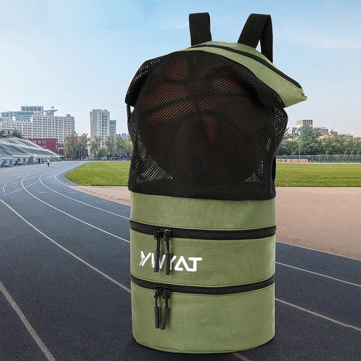 Basketballtasche für Teenager, multifunktionaler Volleyball-Sportrucksack