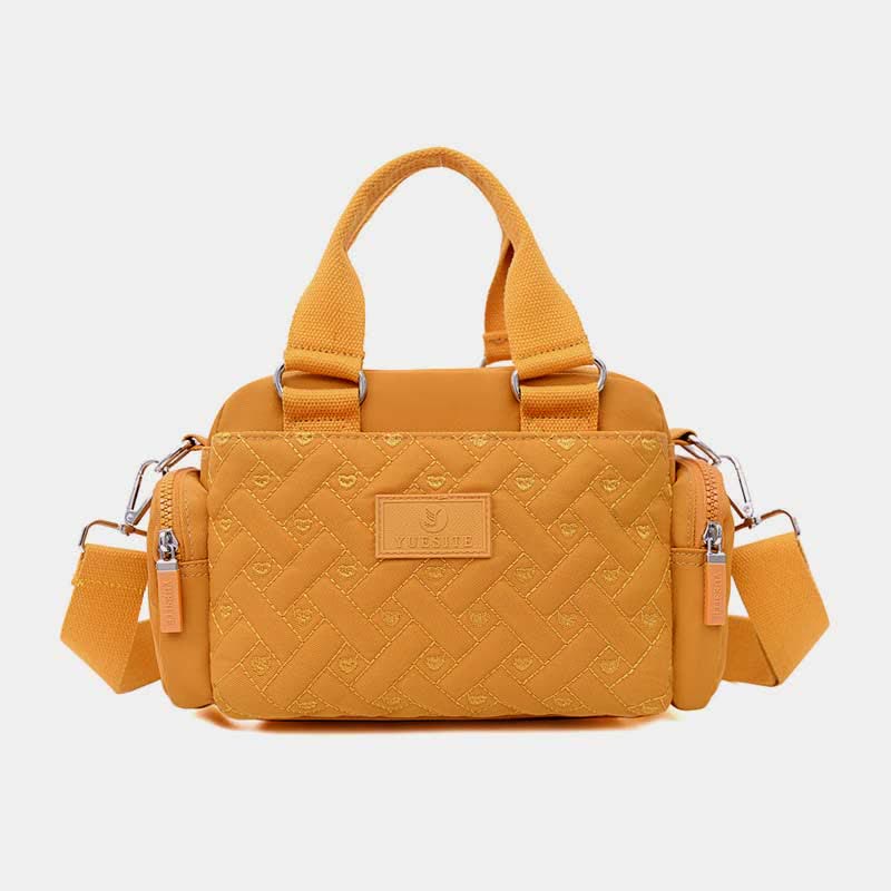 Leichte, mehrere Taschen aufweisende Damen-Geldbörsen, wasserdichte, gesteppte Umhängetasche