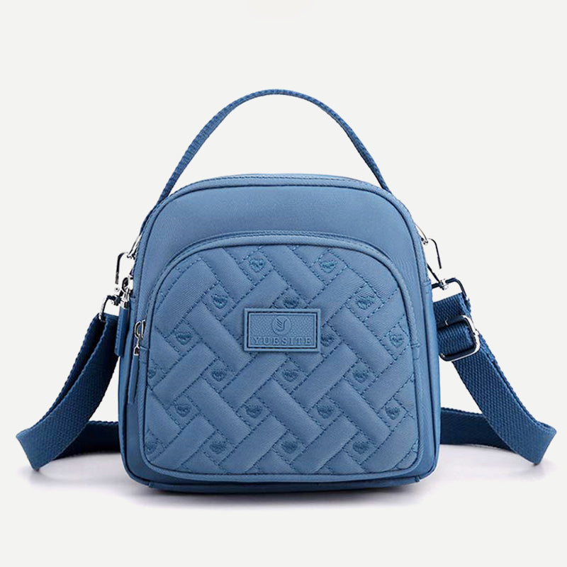 Funktionelle Damen-Geldbörse, leichter, geräumiger Umhängetasche aus Nylon, Mini-Rucksack