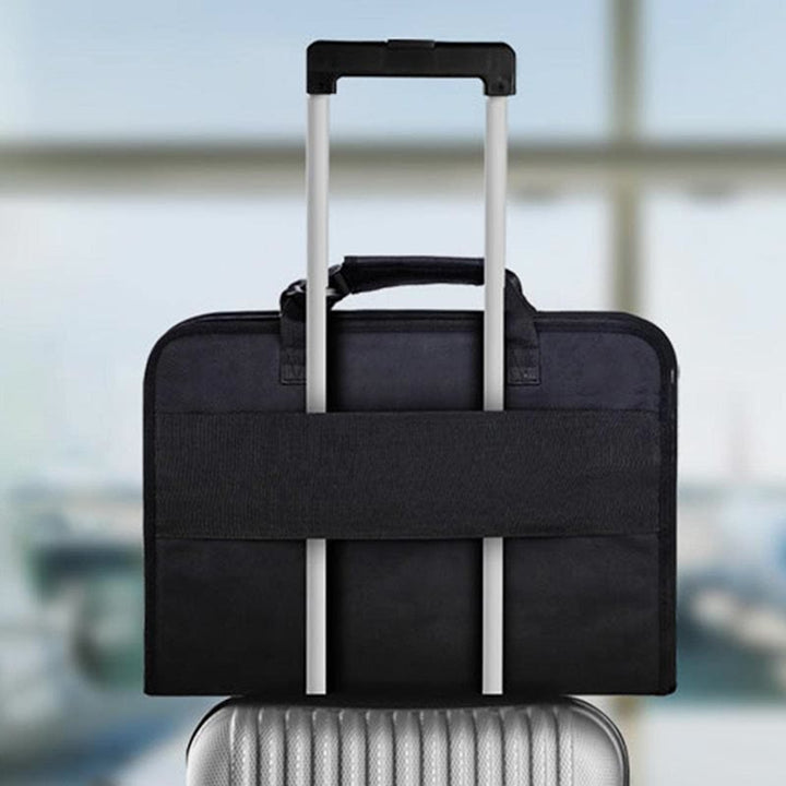 Aktentasche für Business, verstellbar, für Auto, Laptop, Schreibtisch, Oxford, zusammenklappbar, Organizer-Tasche