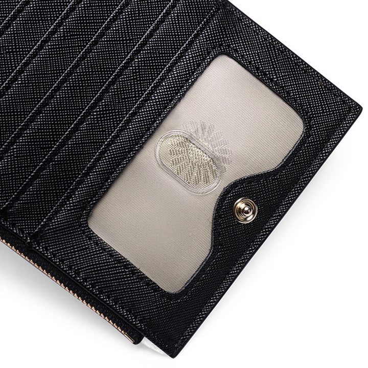 RFID-Kartenetui mit großem Fassungsvermögen, klassische zweifach gefaltete Geldbörse 