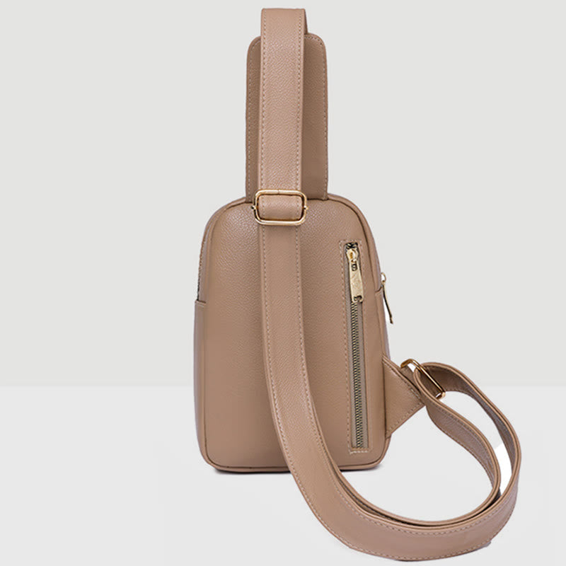 Schultertasche für Damen, einfache Brusttasche für Outdoor-Sportarten, Radfahren