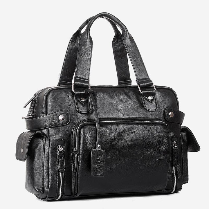 Handtasche für Herren, für Geschäftsreisen, Umhängetasche aus Pu-Leder