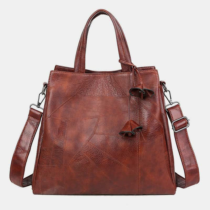 Retro Damen Handtasche Dreifachfach Schultertasche Umhängetasche