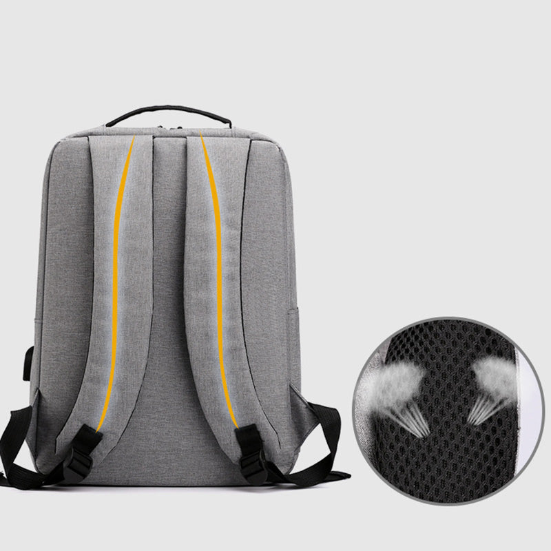 USB-Rucksack mit großer Kapazität und Verschleißfestigkeit für 15,6-Zoll-Computer