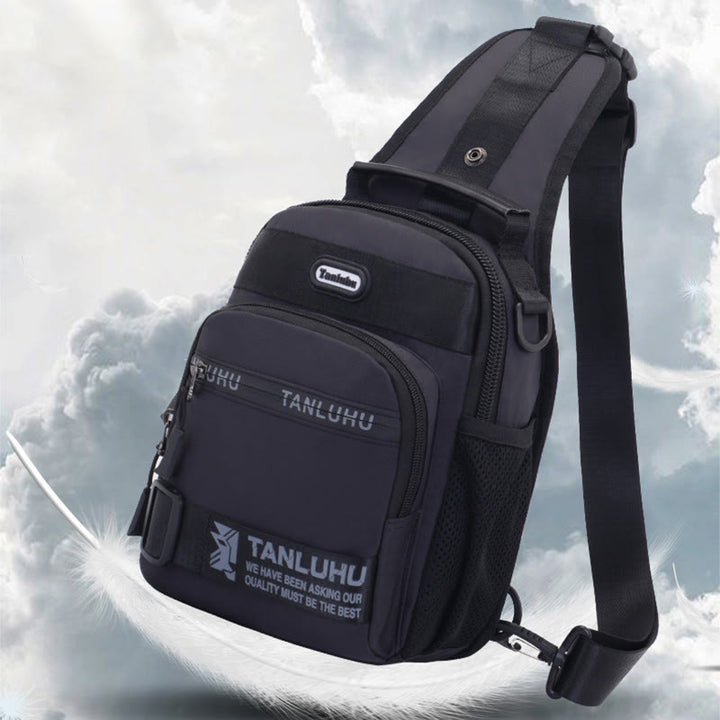 Schultertasche für Herren, multifunktionaler, lässiger Umhängerucksack für Outdoor-Sportarten
